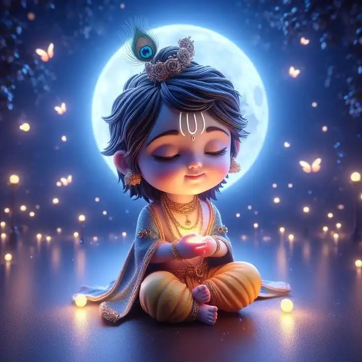 attractive modern radha krishna whatsapp dp